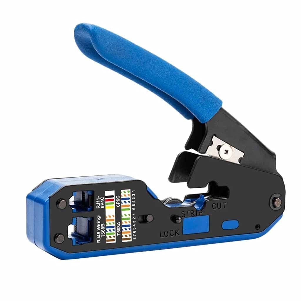 Pince RJ45 RJ11 pour réparer un connecteur Ethernet défectueux et stabiliser le réseau