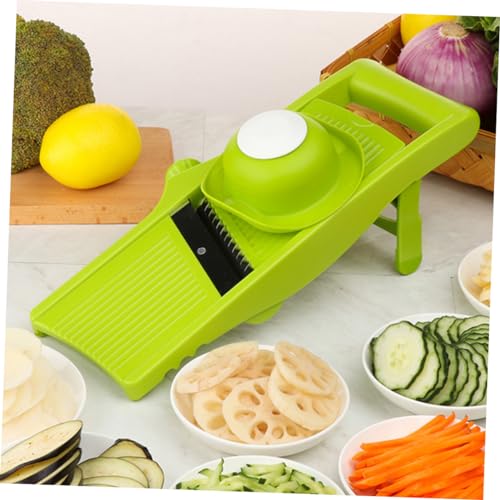 Cortadora manual multipropósito para vegetales Hemobllo verde miniatura 6