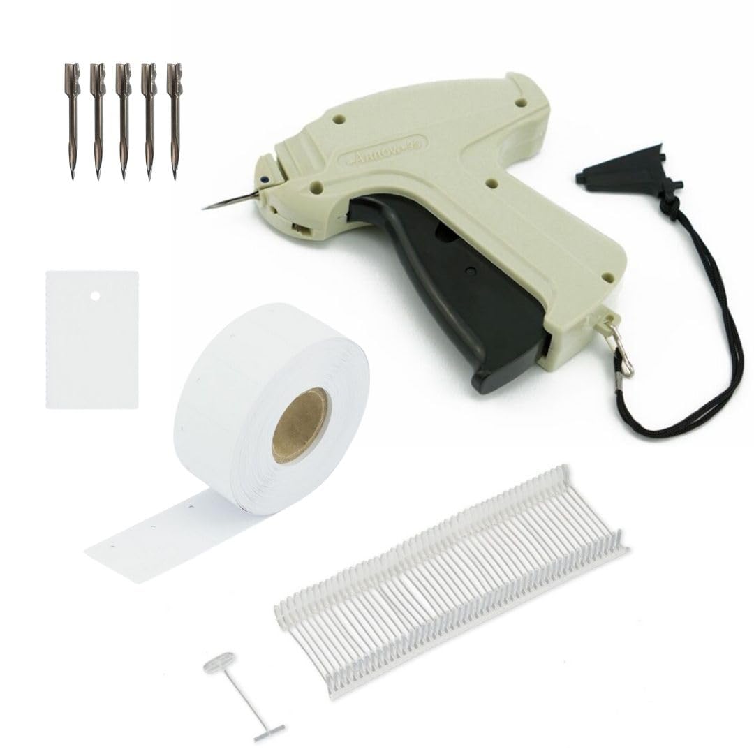 Pokornys - Pistolet à étiqueter Arrow 9S Standard en Set avec Une Aiguille de Rechange + Fils d'agrafage Standard 40mm (25mm)