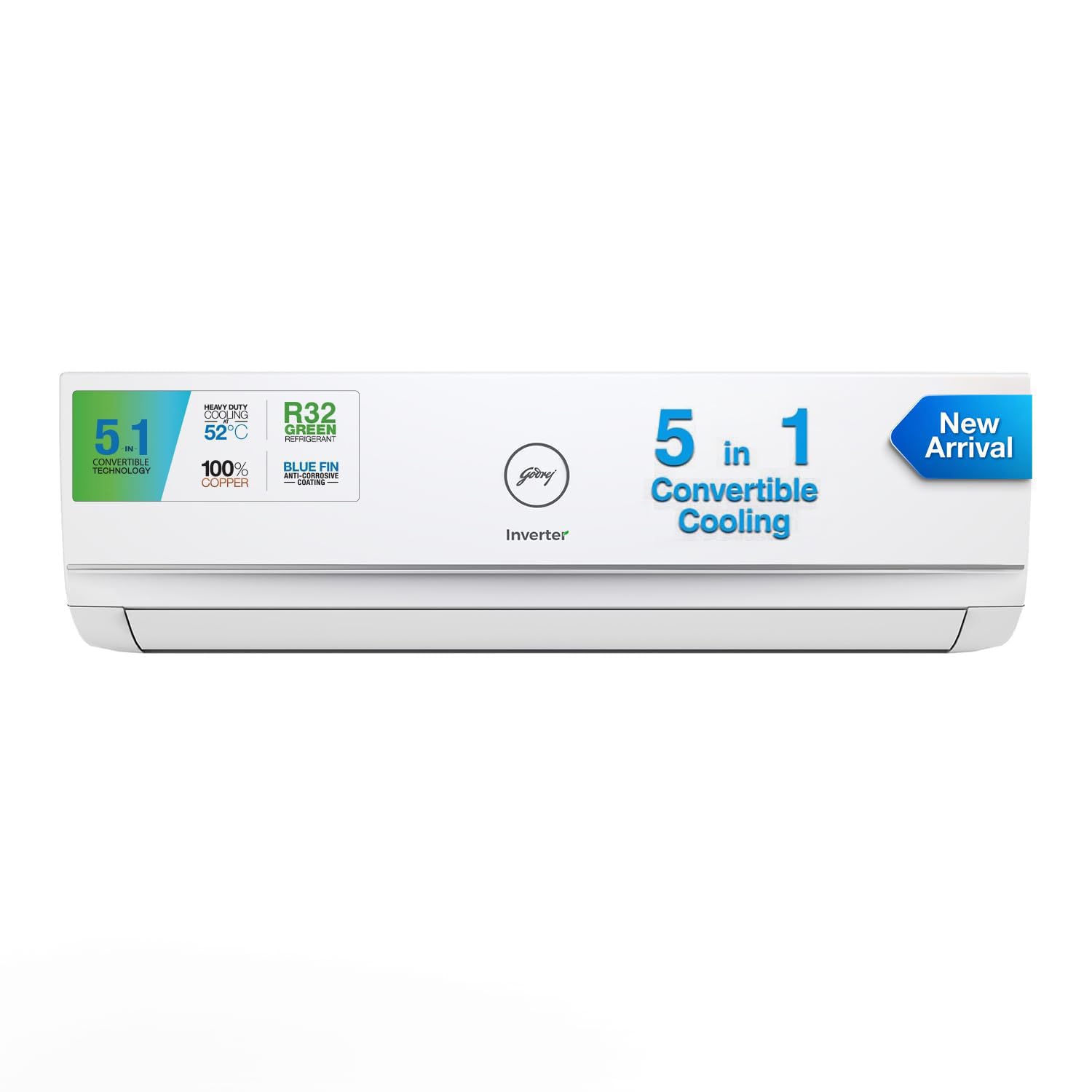 Godrej 1.5 Ton 3 Star, 5 Years Comprehensive Warranty, 5-in-1 Convertible Cooling, Inverter Split AC (Copper, Heavy-Duty Cooling at 52 Deg Celcius, 2023 Model, AC 1.5T EI 18TINV3R32 WWD, White) (B0CGLDYHNH) Amazon Price History, Amazon Price Tracker