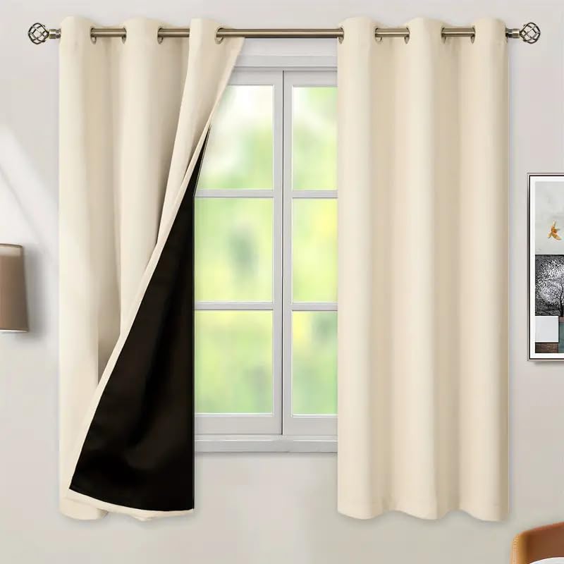Cortinas térmicas aislantes para evitar el frío invernal y oscurecer el dormitorio