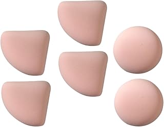 6 aplicadores de maquillaje redondos y húmedo...