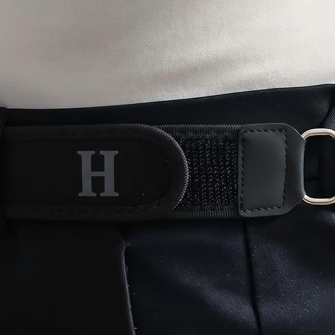 Image of 2 Pcs Buckleless Belt Hook Tactical Metal Hook Elastic Belt Unisex Buckle-Less Invisible Waist Belts for Work And Edc, Brown