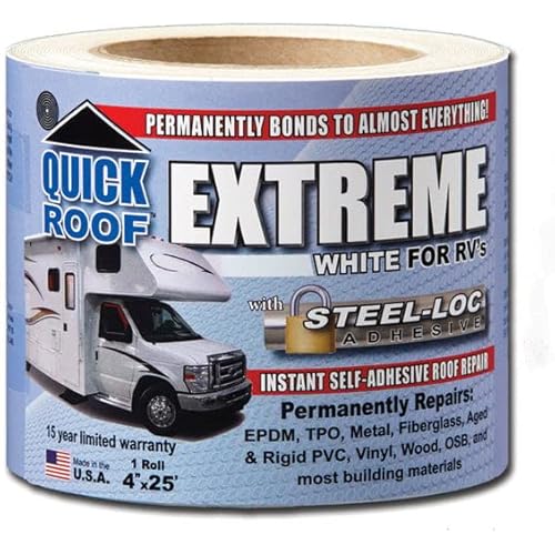 COFAIR PROD Cofair UBE425 Quick Roof Extreme White 4" x 25'