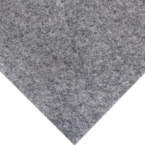Primaflor Rasenteppich - COMFORT, Hellgrau | MUSTERSTÜCK | UV-stabil & schnelltrocknend | Mit Noppen | Kunstrasen-Teppich für Balkon, Terrasse & Poolbereich | Outdoor Bodenbelag | Balkonteppich