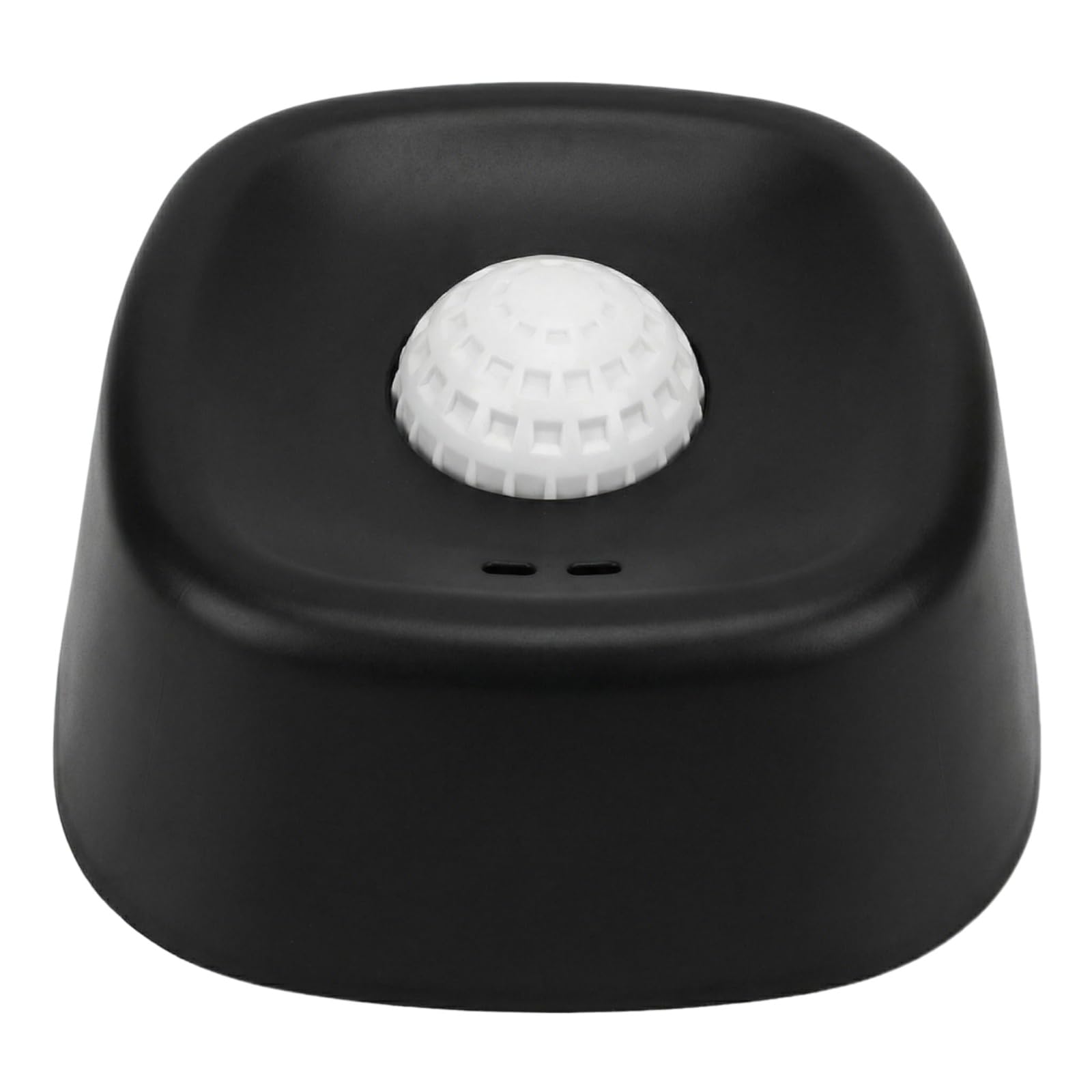 Comforso Lick Sphere Slow Feeder Dog Bowl with Rolling Ball,Spill-Resistant Lick Bowl for Bone Broth,Yogurt,Liquid Treats & Post-Op Nutrition,Fun Feeding for Dogs (Black + White Ball)