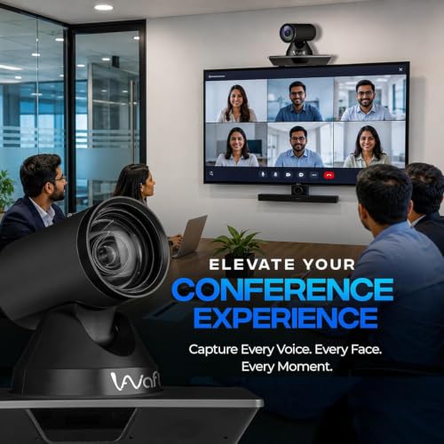 Image of AIWaft 4K AI PTZ Camera with 10M HDMI Cable & Ceiling Mount
