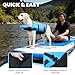 VIVAGLORY Front Float Dog Life Vest, Dog Life Jacket for Swimming & Boating, Swimming Vest with Chin Float & Handle, Ripstop & Buoyancy for Puppy Doggy, XS, Blue