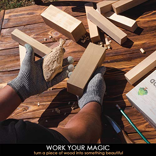 Beavercraft Bw10 Basswood Carving Blocks Set - Basswood For Wood Carving - Wood Blocks - Whittling Wood Carving Wood Blocks For Carving #TOP4
