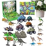 , Dinosaur Theme Collectible Decor, Interactive Holiday Waiting Game, Fun Surprise for Women Men Family, Countdown to Christmas Activity, Desk Bedroom...