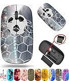 maizi Thin Mouse Wireless for PC MacBook Notebook Computer, Thin Mice Wireless Image ID: 34862146 Soccer Ball in Goal n Lightweight 2.4G with USB Receiver Product of USA