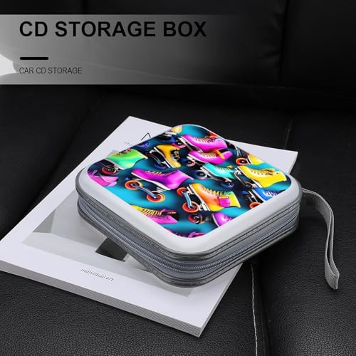 Boîtier CD antichoc rigide pour protéger 40 disques des rayures - 5