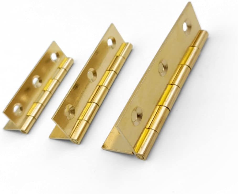 Golden Copper Hinge Hinge, Cabinet Door Wardrobe Hinge Casement Furniture Hardware Hinges