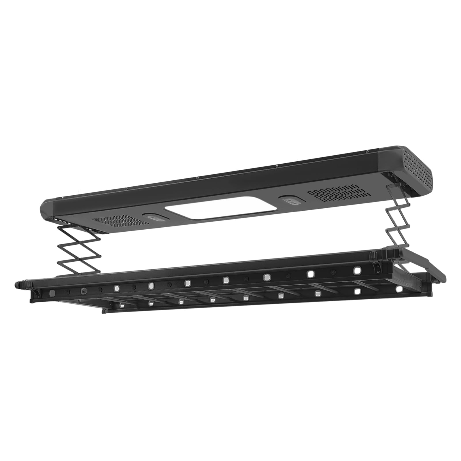 Stendibiancheria elettrico con telecomando, stendibiancheria da parete e soffitto, per balconi di casa, bagni e altre occasioni con spazio limitato, 6500 K, 30-50 m/98.43-164.04ft