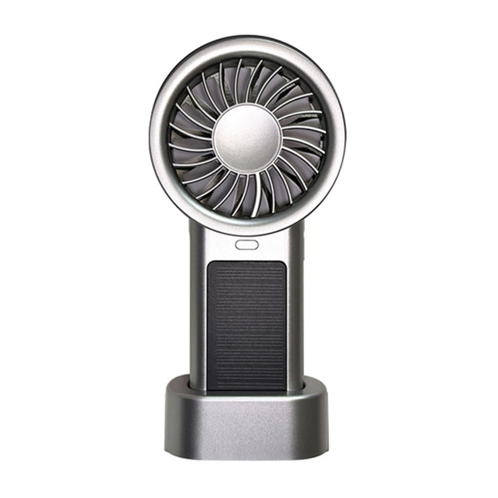Ventilateur portatif à énergie solaire avec charge solaire 5 vitesses maison