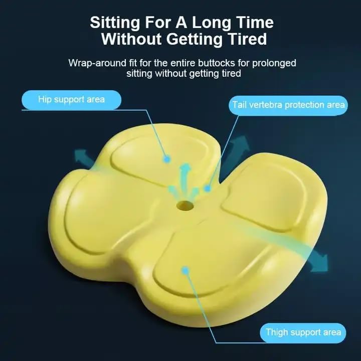 Miniatura 2 de Almohada de dona para aliviar el dolor de coxis, cojín de asiento de espuma viscoelástica, cojines de silla para ancianos, cojines de coxis para