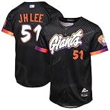 Jung Hoo Lee San Francisco Giants #51 MLB Kids Youth Boys 4-20 Black City Player Jersey - Large 14/16