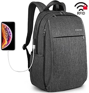 Tigernu Travel Laptop Backpack School Backpacks with USB Charging Port Business RFID Safe