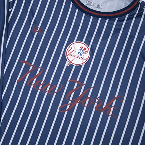 Camiseta New Era Manga Longa New York Yankees MLB Soccer Style Marinho BONE 5950 OAKLAND ATHLETICS M