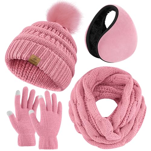 Bufanda y sombrero URATOT para caminatas invernales y actividades al aire libre