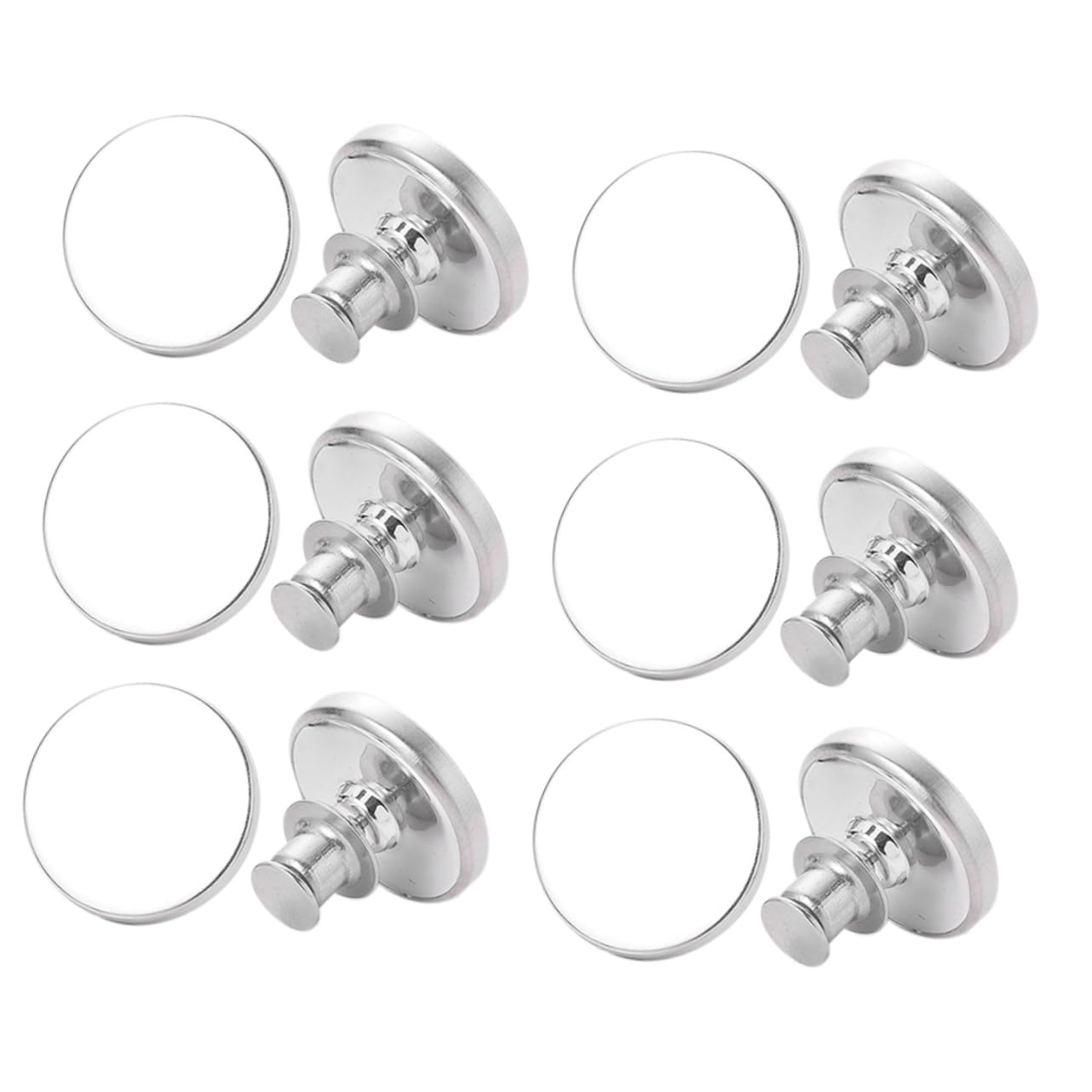 OUNONA 30paires Magnétiques pour Rideaux Embrasses Ajustables Installation Facile pour Chambre Salon Et Bureau