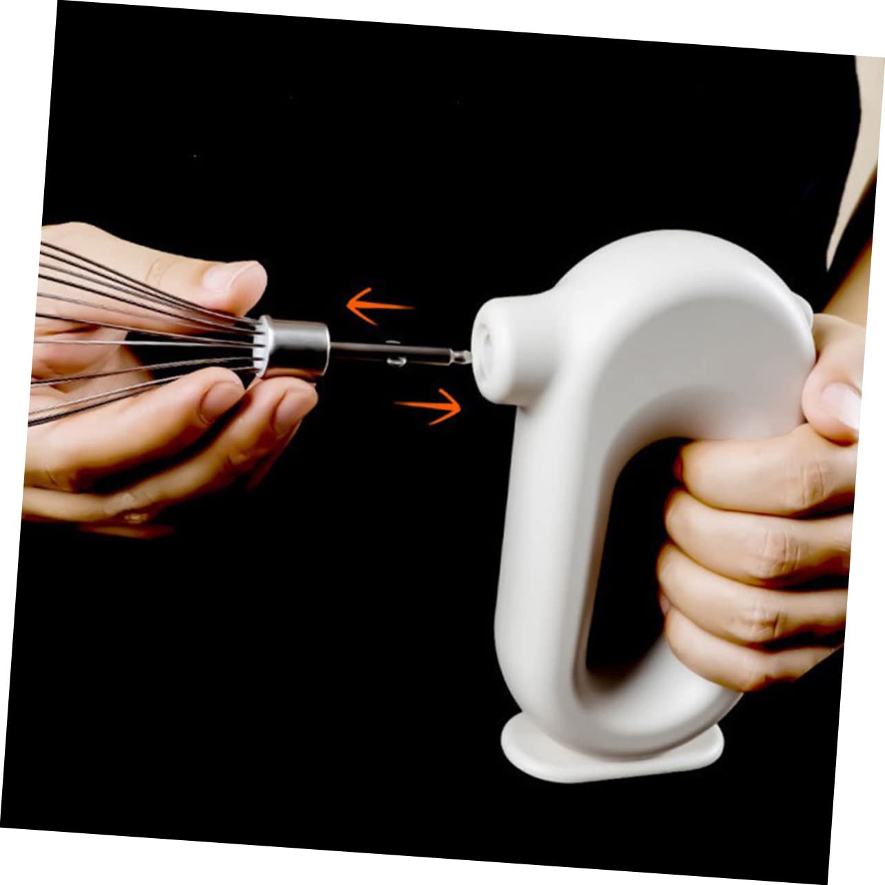 UKCOCO Frusta Elettrica per Uova Portatile Ricaricabile Usb, Frullatore a Immersione da Cucina Leggero, Aiutante Multifunzione per Montare Panna e Impasti, per Professionisti
