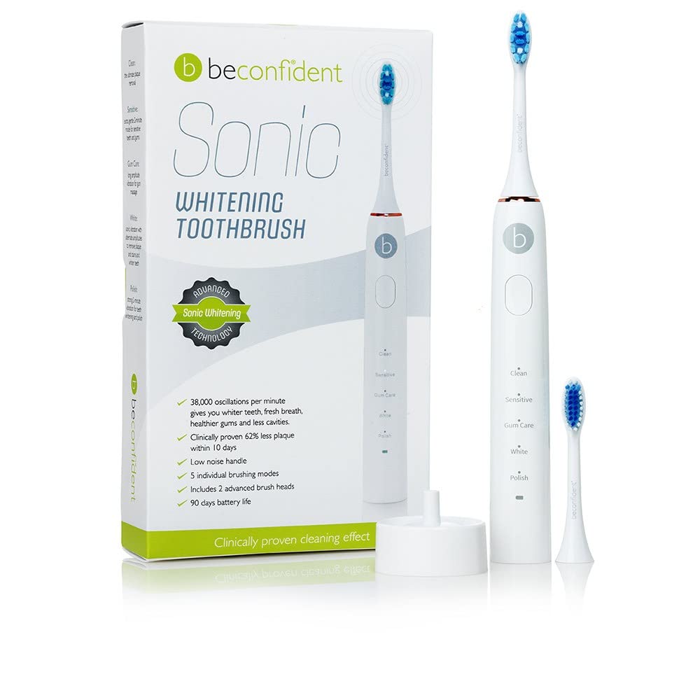 Sonic Electric Whitening szczoteczka do zębów biała/różowe złoto