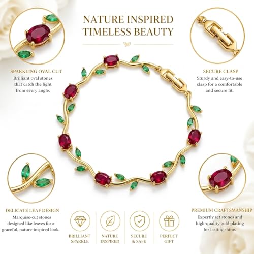 Image of Aurie Tulip Bracelet for Women & Girls | Anti Tarnish Stainless Steel Floral Bracelet |Party and Daily Wear Jewellery