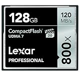 Lexar LCF128CRBNA800 Professional 800x 128GB VPG-20 CompactFlash Card