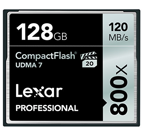 Lexar LCF128CRBNA800 Professional 800x 128GB VPG-20 CompactFlash Card