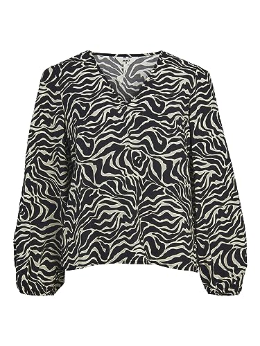 Haut Object Objleonora col en V : la blouse infroissable pour rester élégante sans repassage