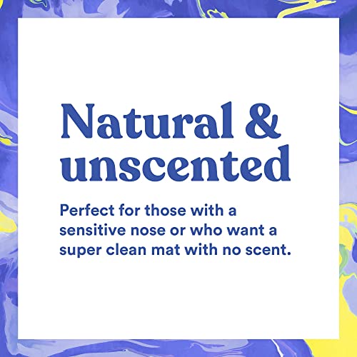 ASUTRA Yoga Mat Cleaner Spray (Fresh & Unscented), 4 fl oz - No Slippery Residue, Deep-Cleansing for Fitness Gear & Gym Equipment, Microfiber Towel Included