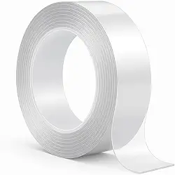 Fita Nano Dupla Face Transparente Extra Forte 3 cm x 3 m – Lavável, Reutilizável, Fixação Sem Furos para Parede, Vidro, Metal, Plástico – Storeasy