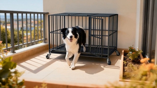 Amazon.com : 38 Inch Heavy Duty Dog Crate Steel Escape Proof, Dog