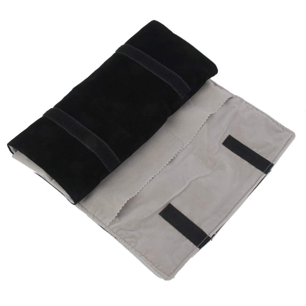 Holibanna Para Joyeria Rollo de Joyería de Organizador de de Almacenamiento de Pendientes Portátiles de Collar de de Joyería para Pulseras Anillos Broches Muestrario Cadena