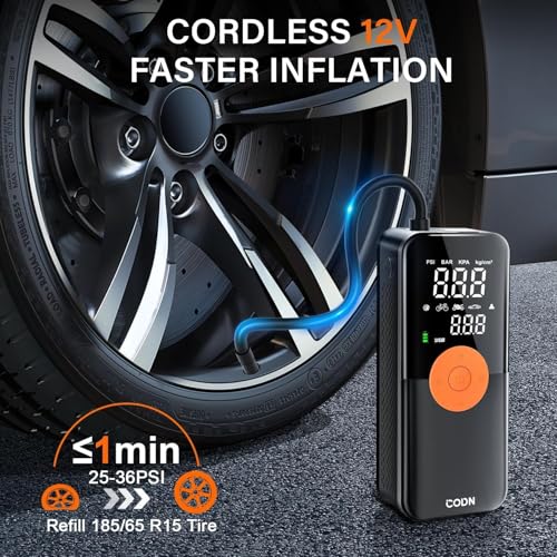 Codn Tire Inflator Portable Air Compressor thumb #1