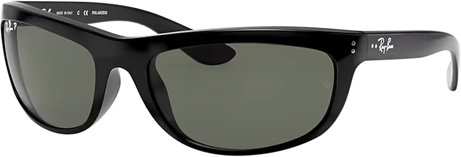Ray-Ban Balorama RB4089 Rectangular Sunglasses for Men +BUNDLE with ACCESSORY EYEWEAR KIT