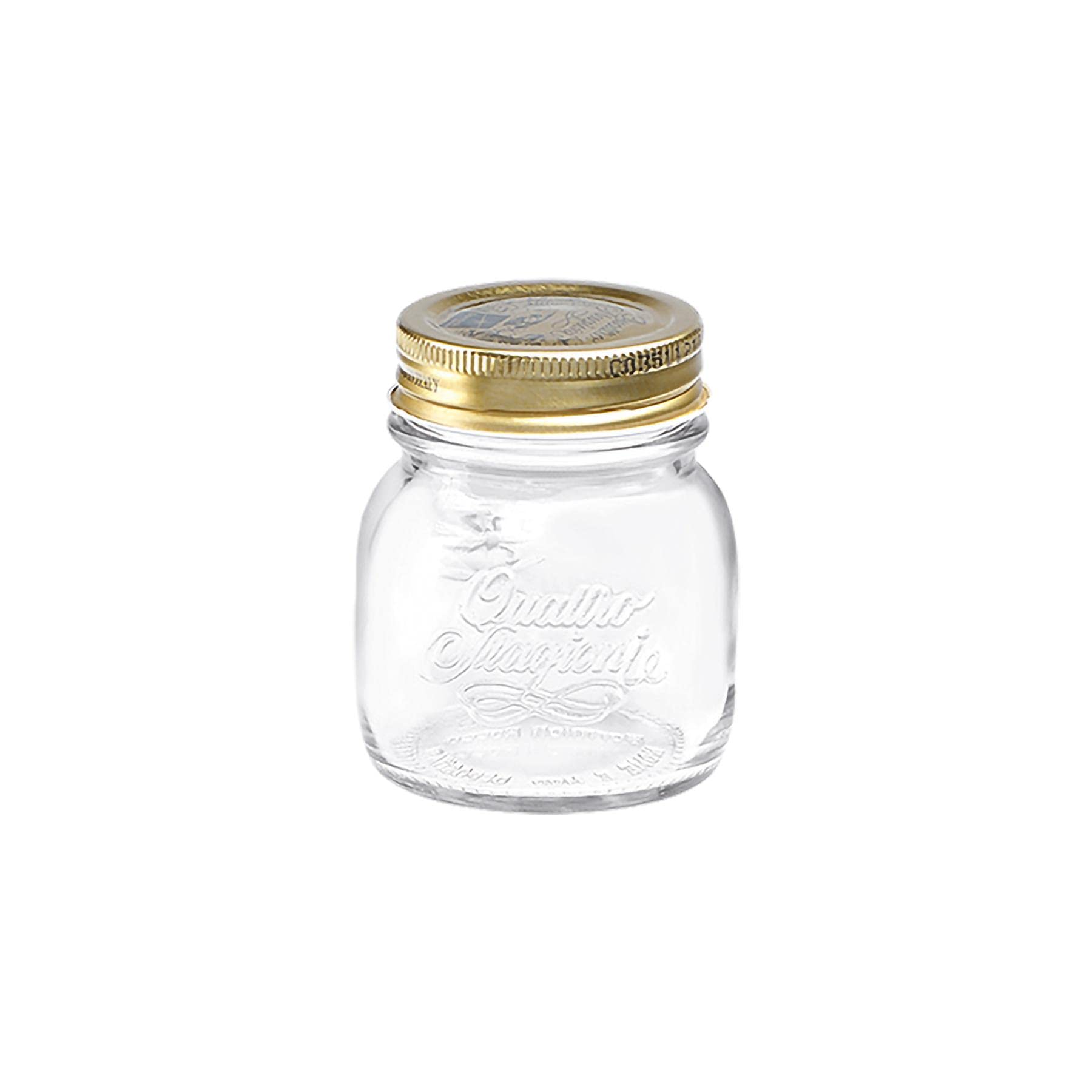 Bormioli Rocco Four Seasons Jar with Lid, Glass/Aluminium, Transparent, 75 x 75 x 83 cm, 1 piece