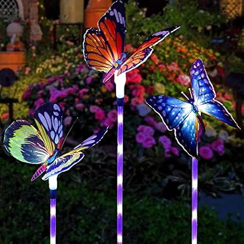 Lámpara Solar Ovker Luces Jardin Exterior con Cambio de Color Cover