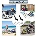 2 Stück Fahrradanhänger Kupplung mit Sicherungsstift Anhängerkupplung Fahrrad Anhänger Adapter Hundeanhänger Lastenanhänger Kinderanhänger Kupplung Universal für Kinderfahrrad Kinderwagen Hundewagen