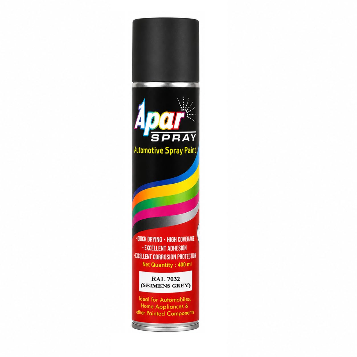 APAR Spray Paint Can RAL 7032 (Seimens Grey) - 440 ml, For Industrial Powder coatings, Liquid paintings, Electrical Panels etc.-image-4