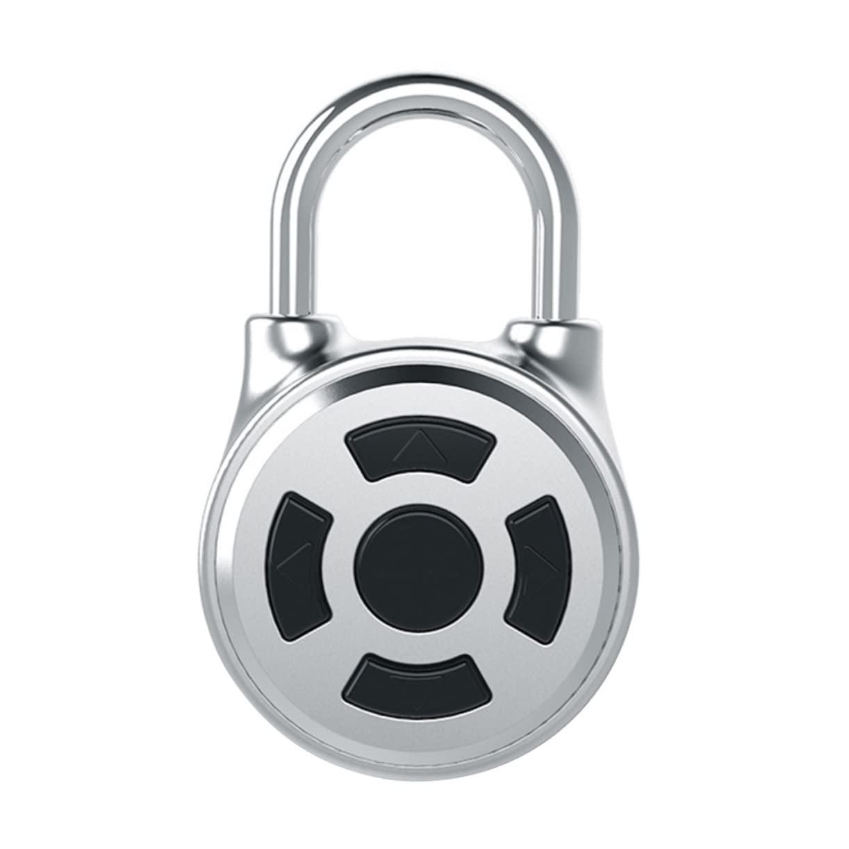 Holibanna parola d'ordine portatile chiave bagaglio serratura armadietto lucchetto con blocco numerico lucchetto password intelligente Lega di zinco Silver