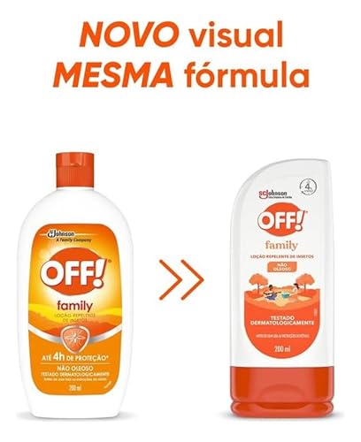 Repelente De Insetos OFF! Não Oleoso 200ml