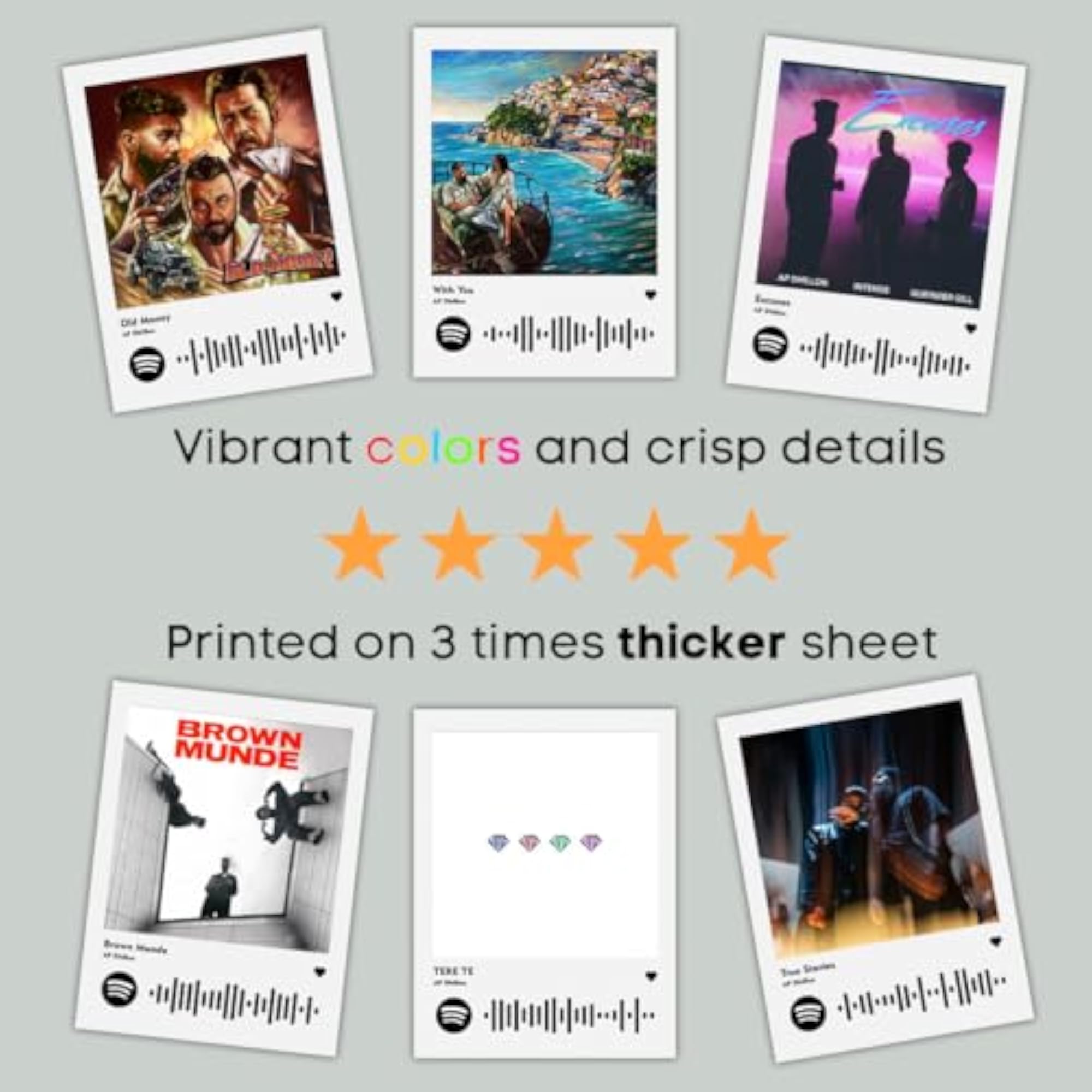AP Dhillon Photocards, Mini Poster Kit