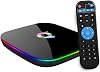 Android 10.0 TV Box Q Plus TV Box with 2GB RAM 16GB ROM H616 Quad Core Cortex-A53 Processor Android Box Support HD 6K 3D 2.4GHz WiFi 10/100m Ethernet