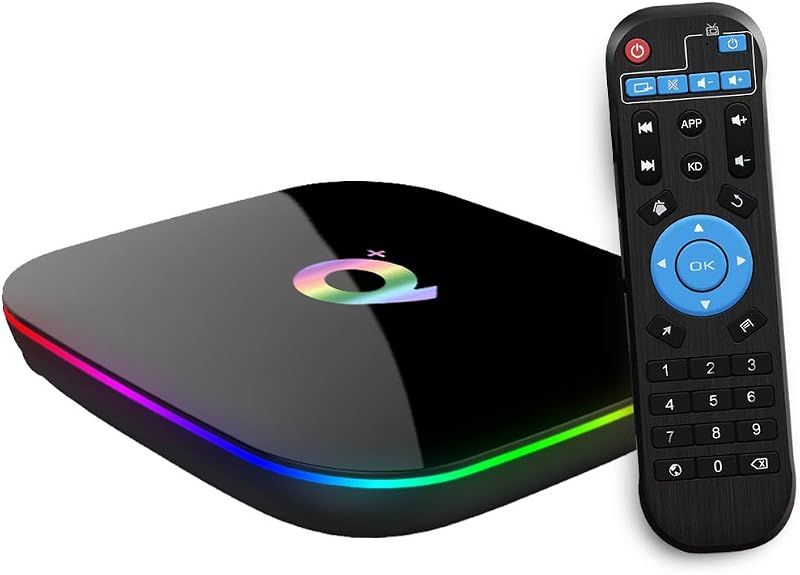 TUREWELL Q Plus Android 10 Smart TV Box 2GB RAM 16GB háttértár négymagos 6K 3D WiFi 2.4GHz Ethernet 10 100M