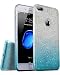TOZO for iPhone 7 Plus Case SHINY SHADOW Series [Bling Crystal] Ultra Thin Sparkle Premium 3 Layer Hybrid Semi-transparent / Exact Fit / Soft Case for iPhone 7 Plus 5.5 inch Gradient Blue