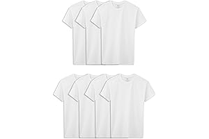 Boys' Essential Soft Cotton Undershirts, T-Shirts and Tank Tops