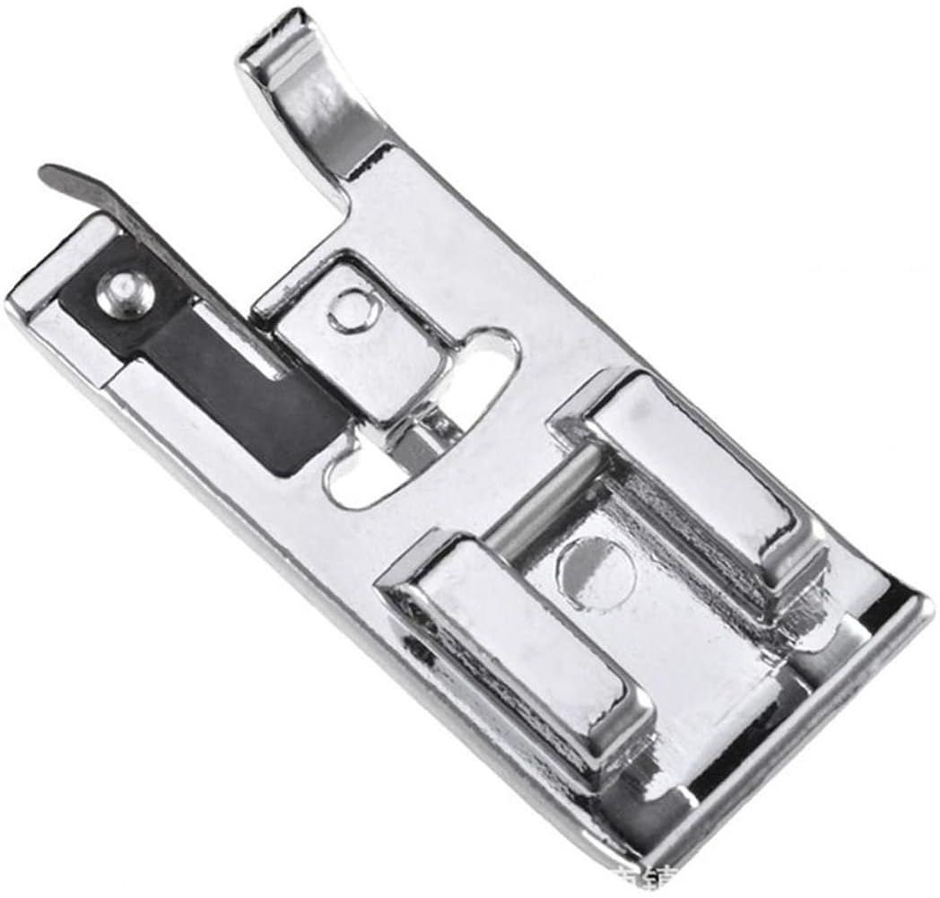 Covered Presser Foot White Sewing Machine Overlock Foot 1Pc Home Sewing Machine Parts Nice and Professional