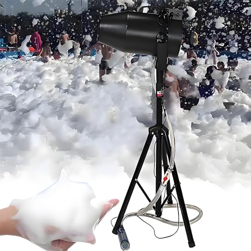 HEIHEIZI Máquina De Espuma Actualizada 2025 para Fiestas, Cañón De Espuma De Alta Potencia 1000W, Juguetes Acuáticos para Fiestas En Piscina De Verano Al Aire Libre para Adultos Y Niños